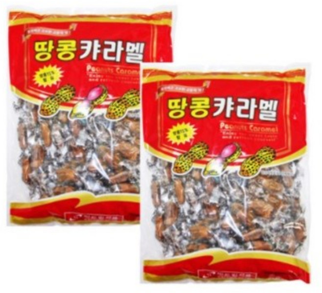 맛드린식품 땅콩캬라멜, 600g, 100개