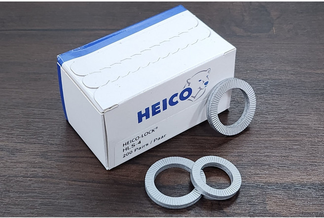 Heico-Lock Washers 헤이코락 풀림방지와셔 1팩 HLS-3(200개), HLS-5S(200개), 스텐316L 표준 헤이코락, 1개