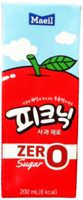 매일유업 피크닉 제로 사과, 24개, 200ml