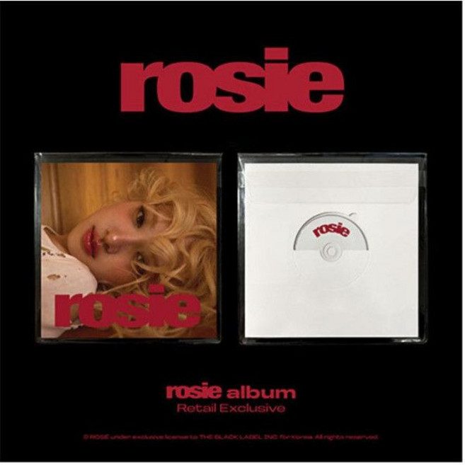 개봉앨범 포토카드 없음 | 로제 (ROSE) - first studio album rosie (KR Exclusive), step1(red)