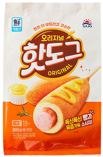[사조대림] 대림선핫도그 800g X 2개
