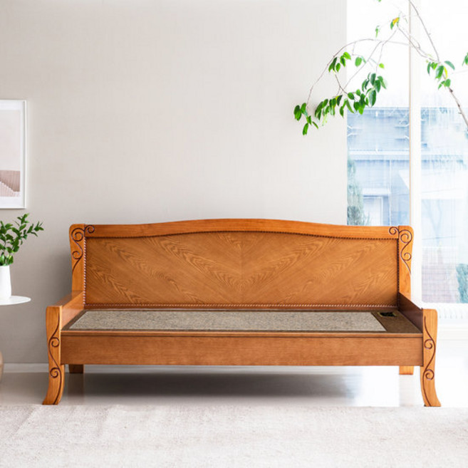 현대의료기 100SF 홍맥반석 돌쇼파 돌카우치, 브라운