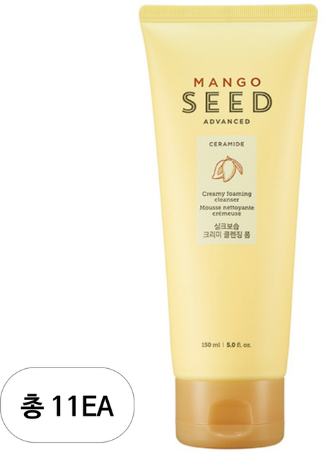 더페이스샵 망고씨드 실크보습 클렌징 폼, 150ml, 11개