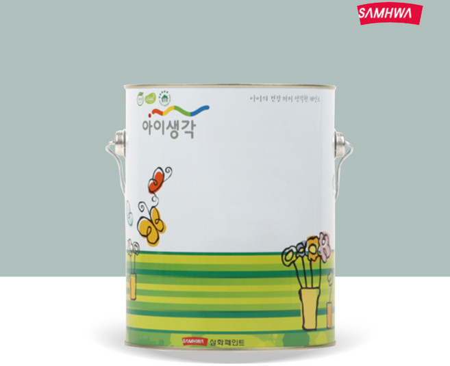 아이생각 수성 무광 페인트 4L, 레이크사이드 포그(SH S 2010-B70G), 1개