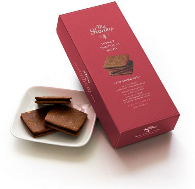 MY HONEY 생 벌꿀 전문점 마이 허니 허니 쇼콜라 샌드 프랑보워즈 설탕 불사용, 1개, 210g