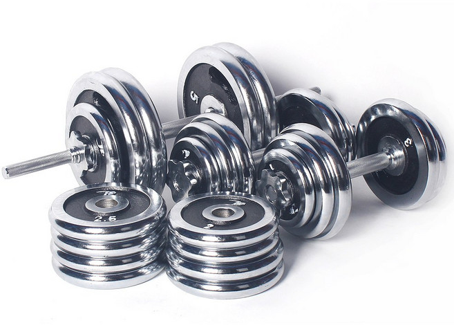 포스스포츠 스피드조립 크롬아령 10kg~43kg세트, 20kg, 1개