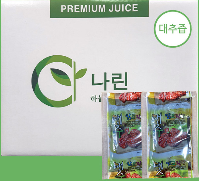 나린 경산 대추즙 100ml (14시 이전 주문시 발송), 100개, 100g