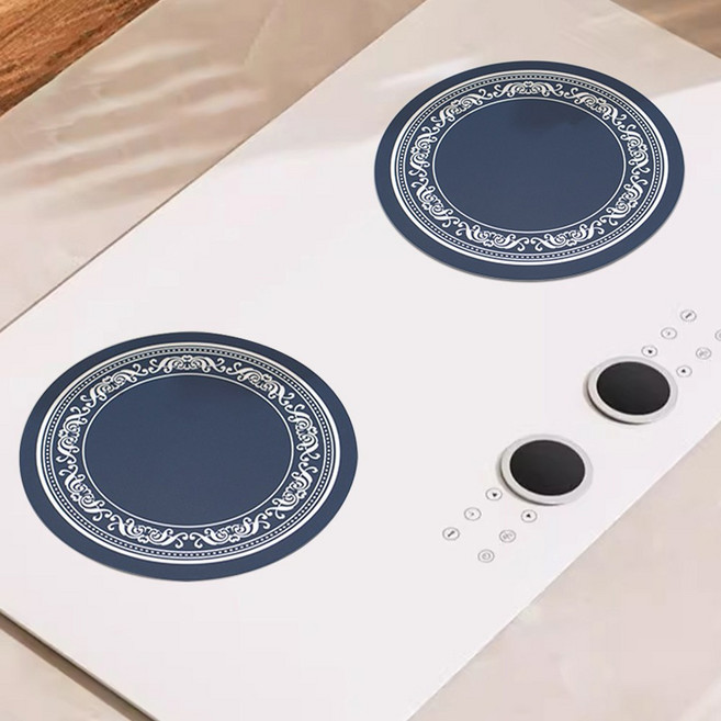 코지스 인덕션 매트 2pcs 세트 보호매트, 2개, 네이비