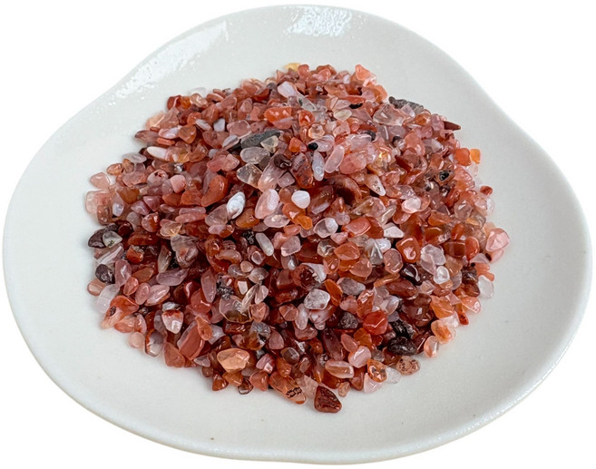 紅瑪瑙碎石~100g/單位, 紅瑪瑙