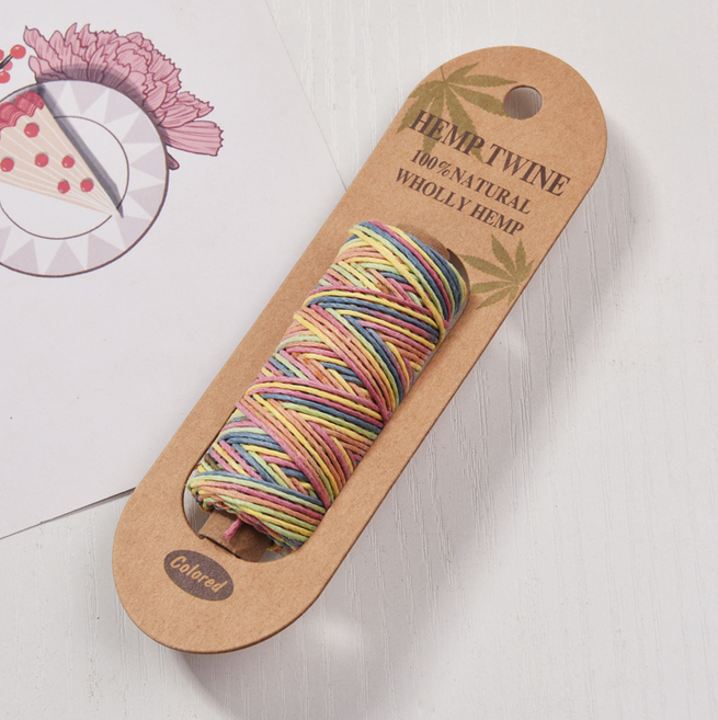 세기텍스타일 1.0mm 30m 100%햄프끈 멀티컬러 마끈 매듭공예 팔찌실 마크라메재료 (24color), Mistic, 1개