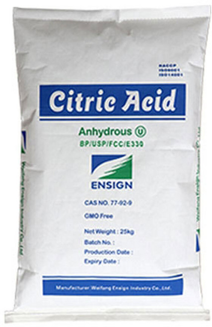 구연산 무수 25kg 세척제 소독제 킬레이트 대용량구연산 비료원료, 1개