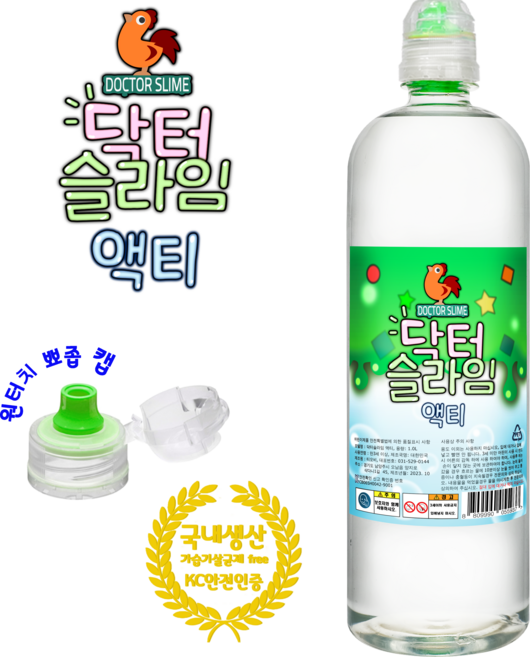 닥터슬라임 액티 대용량 1리터 슬라임만들기, 1개