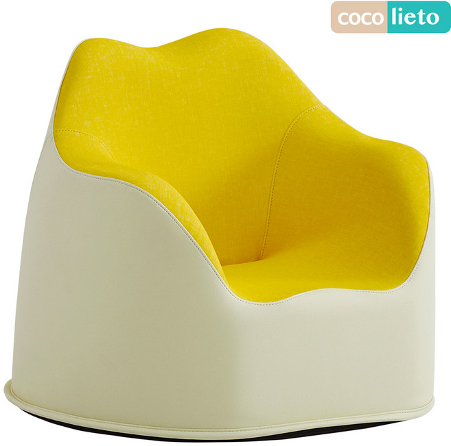리에또 코지 유아소파 1인용 아기 돌 생일선물 아기의자, 코지 밀크레몬, 1개