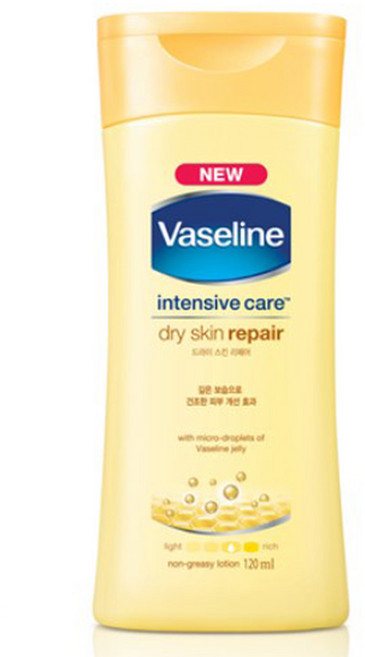 바세린 인텐시브 케어 드라이 스킨 리페어 바디로션, 120ml, 1개