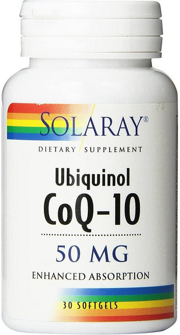 SOLARAY 일본직구 유비퀴놀(조효소 Q10 환원) 50mg 30정, 1개