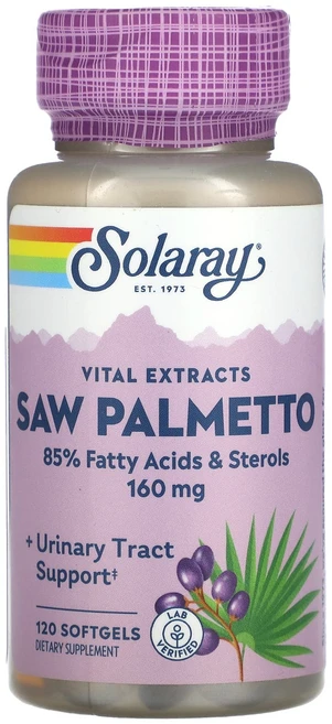 단백질 비타민 철분 마그내슘 칼슘 Solaray 쏘 팔메토 베리 추출물 160 mg 120 소프트젤 고루고루섭취해주세요, Solaray쏘팔메토베리추출물160mg120소프트젤, 1개 - 쿠팡