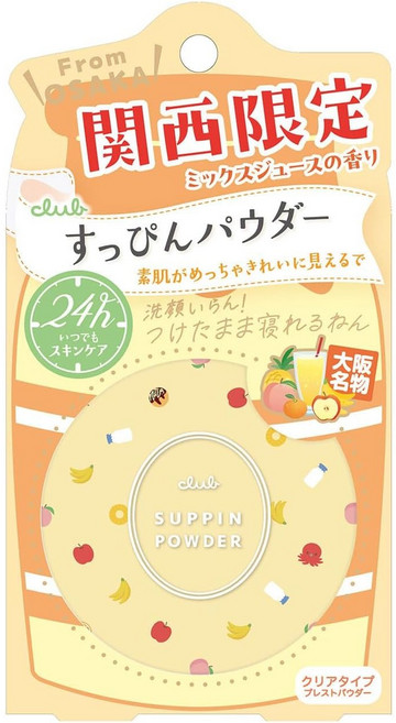 클럽 슷핀 파우더 믹스 주스 향, 클리어, 3개