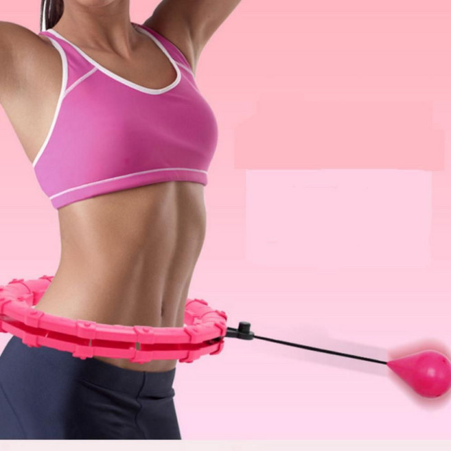 실내 뱃살 지압 스마트 훌라우프 웨이스트 후프 sty*8656LH, 1스마트훌라후프-핑크, 본상품선택