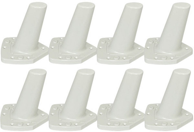 삼각조립발 125mm 협탁 폴딩박스 가구다리, 화이트