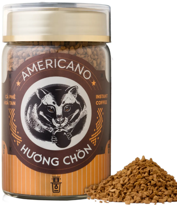 베트남 인스턴트커피 루왁 위즐 아메리카노 커피, 1박스, 1개입, 80g