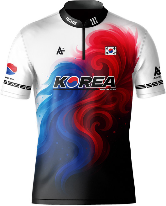 볼링티셔츠 집업티 CoKR08-국대 애크미 ACME 볼링연습티