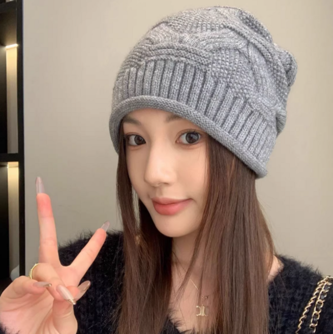 니트 비니 모자 (초봄 겨울) 방한 캐주얼 여성용