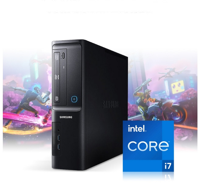 삼성 슬림 PC DB400S i7-8700 16/500GB Win11 중고 데스크탑K, 16GB, 1TB, 선택안함