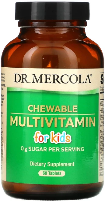 Dr. Mercola 어린이용 츄어블 종합 비타민 60 정, DrMercola어린이용츄어블종합비타민60정, 1개, 60정 - 쿠팡