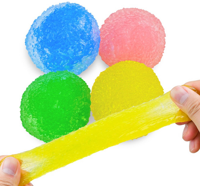 토이토 아이스캔디 크런치 슬랑이 스트레스볼 말랑이 슬라임, 1개, 50g, 블루