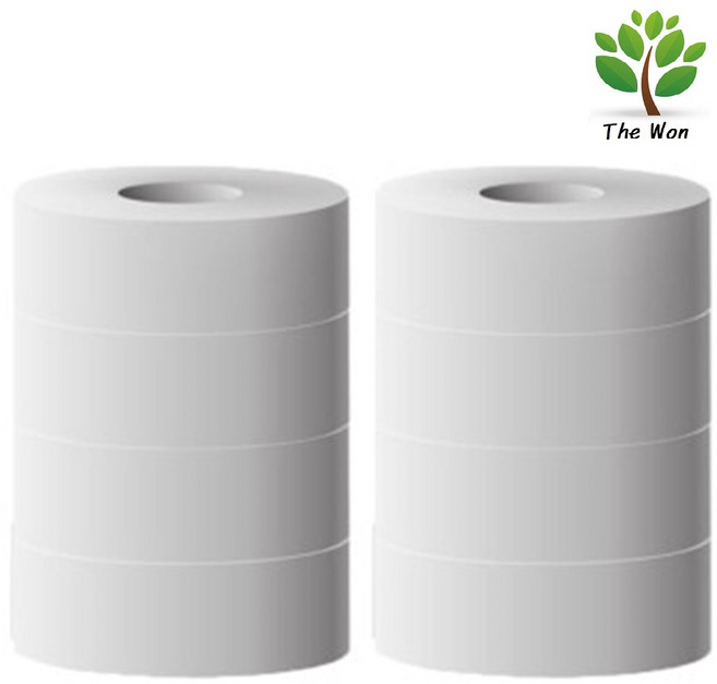 더원페이퍼 공장출고 프리미엄 1겹 민자 500M 8롤 점보롤 화장지/업소용 휴지 1박스8롤, 1박스