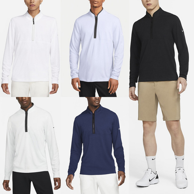 나이키 남성 하프 집업 기능성 골프 긴팔티 YM080