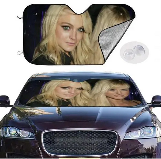 Paris Hilton Linsay Lohan 브리트니 스피어스 자동차 차양 선 바이저 평가 영화 캐릭터, 7, 1개