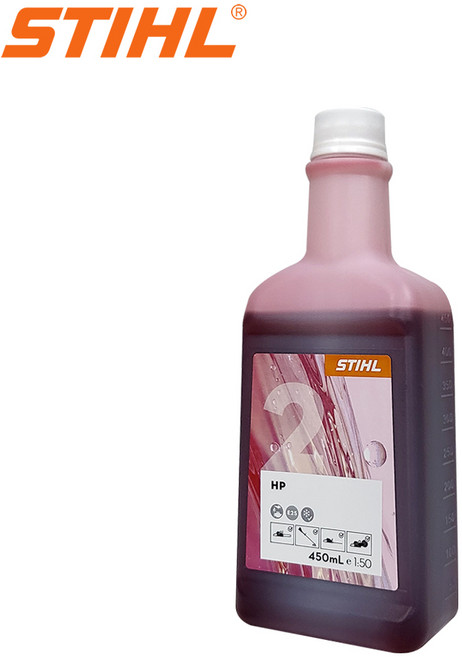 스틸 2싸이클오일 450ml 1 대 50 혼합유 엔진톱 2행정 예초기용 오일