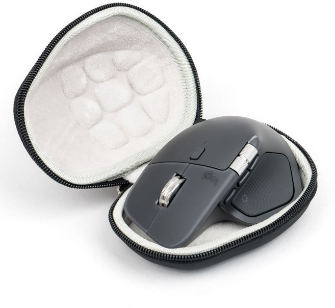 코코로 로지텍 MX MASTER 4 케이스 무선 마우스 보관 파우치 3s 호환용, 블랙, 하드쉘 마우스 케이스