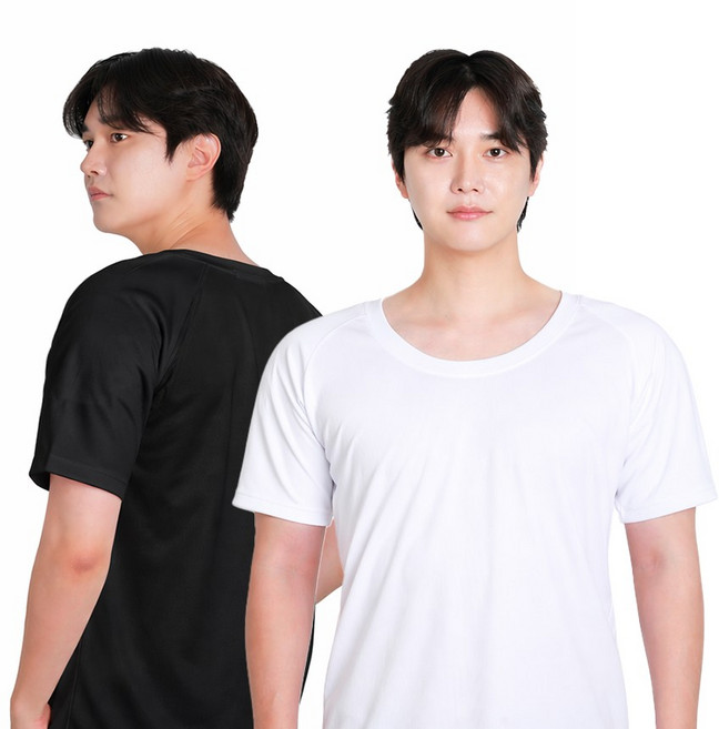 비스트 어깨 좁은 남자 필수 어깨뽕 체형보완 유넥반팔티