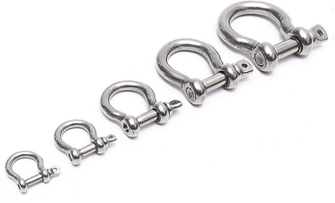 스텐샤클 U자형 로프연결고리, M5, 1개