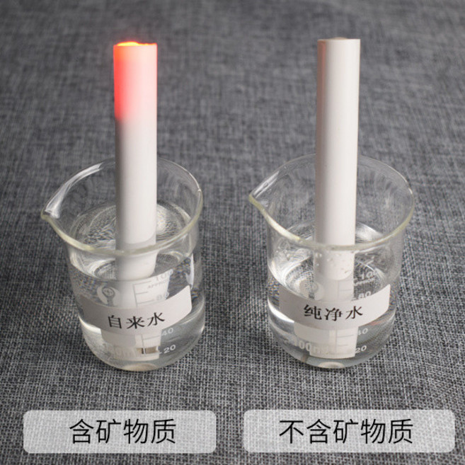 水質檢測筆 導電測試 礦物質檢測 髮光顯示, 1個, 白色礦物質導電筆 1支