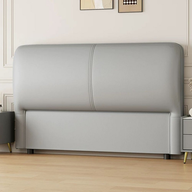 원목 침대 헤드 프레임 머리판 헤드보드 호텔식, L. A 연회색 원목 프레임