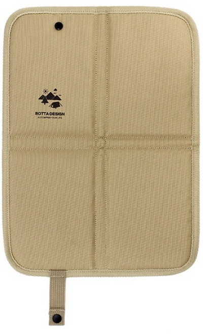 프레쉬윈드 2단접이식 1인방석 등산 캠핑 쿠션방석 양면 휴대용, 카키