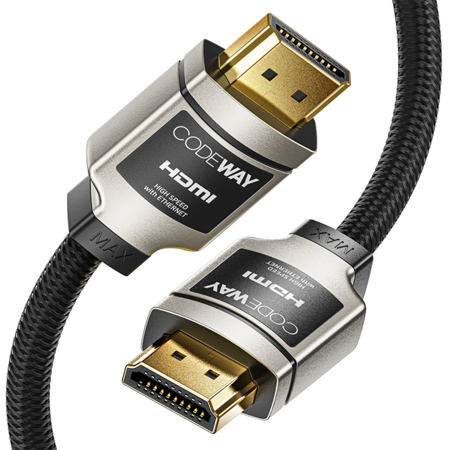 블랙파이 4중차폐 v2.1 HDMI 케이블 8K ULTRA HIGH SPEED, 2m, 1개