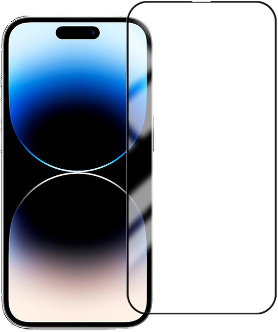 肥宅膜王 iPhone 14 Pro 手機螢幕保護貼 防眩光 9H寶石級硬度 ACG進口玻璃 減少螢幕光線刺激 長效疏水疏油, 1個