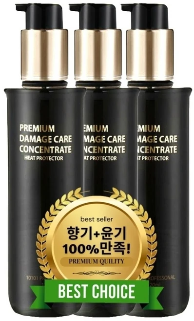 New2+1프리미엄 데미지케어 컨센트레이트 헤어에센스 오일120ml+120ml+사은품 바이오메드 에스00카, 3개, 120ml - 쿠팡