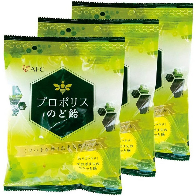 AFC 일본 목캔디 프로폴리스100g x 3개, 3, 100g