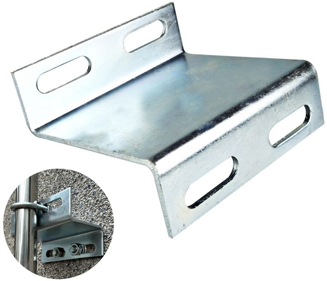 파이프조인트 각파이프 조립식 연결부속 배관 기둥 조인트 천정 벽고정 브라켓, 1개