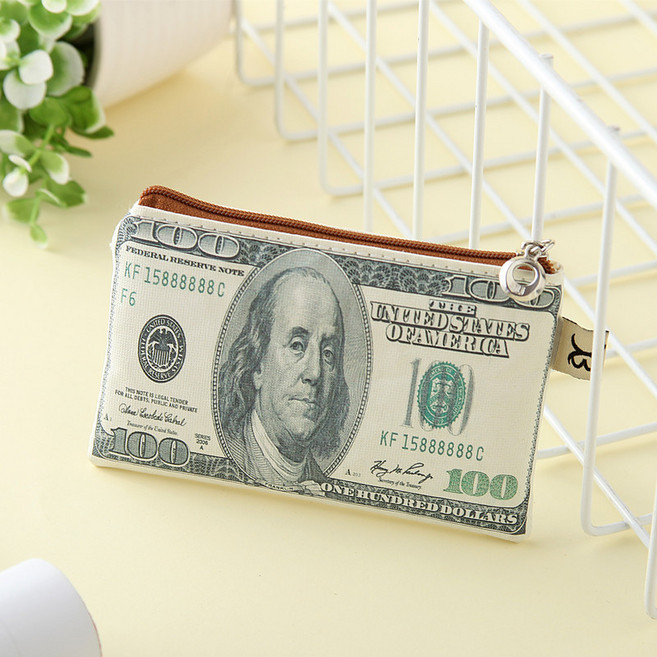 동전 지갑 5만원권 달러 엔화 디자인 파우치 T-2041