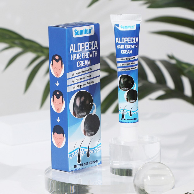 두피 밀도 케어 크림 자연 유래 성분으로 모근 강화 풍성한 모발, 2개, 20ml