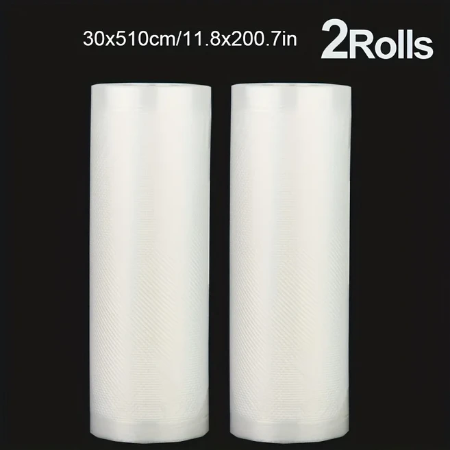 2롤 대용량 BPA 프리 진공 포장 백 (밀폐형) - 대형 총길이 510cm, 03 30x510CM 2 Rolls