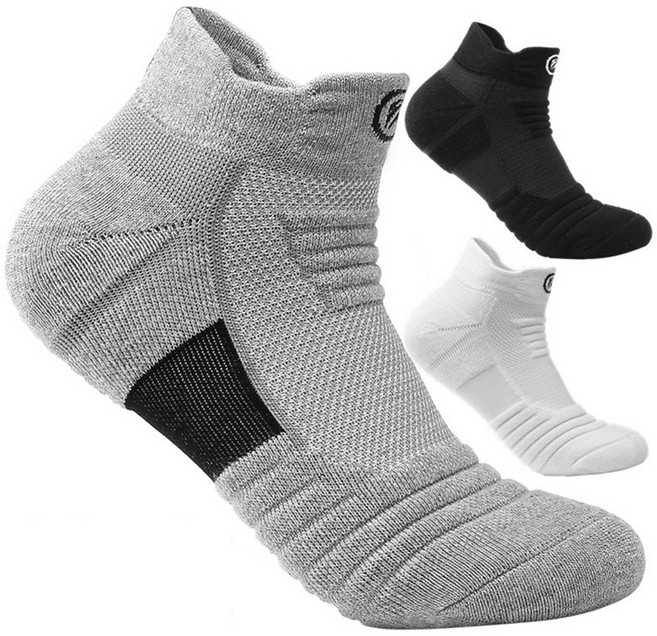 스콩 골프 농구 헬스 운동 쿠션 스포츠 단목 양말 5켤레