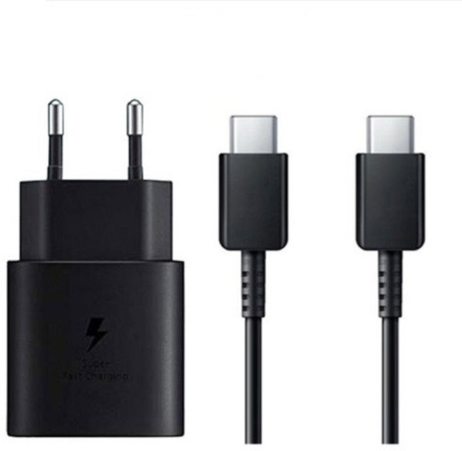 삼성전자 C to C 타입 25W 고속 충전기 EP-TA800, 블랙, 1개