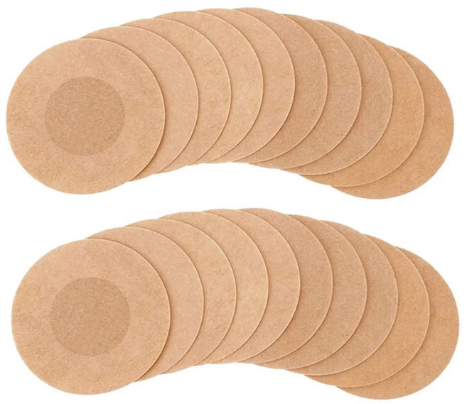 니플 패치 100개 세트 남녀공용 젖꽂지 유두 가리개 밴드형, 니플패치 원형